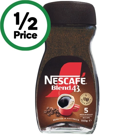 Nescafe Blend 43 Instant Coffee 140-150g