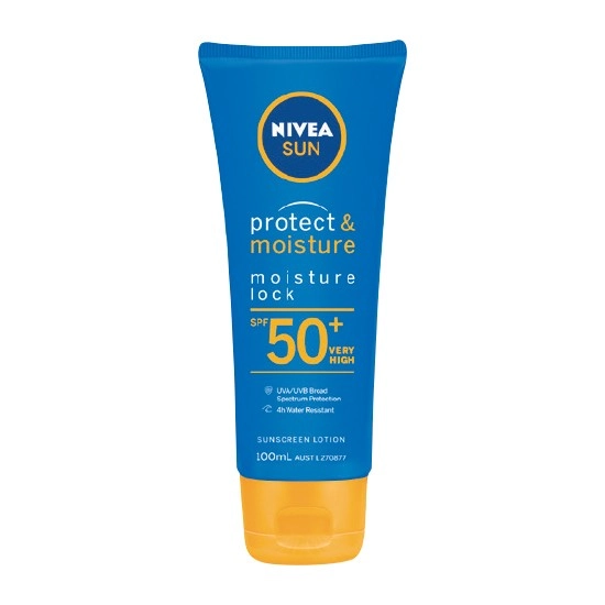 Nivea Sun Protect & Moisture Lock SPF50+ Sunscreen Lotion 100mlΔ