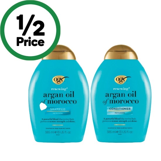 OGX Shampoo or Conditioner 385ml