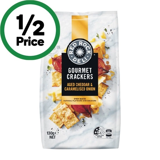 Red Rock Deli Gourmet Crackers 130g