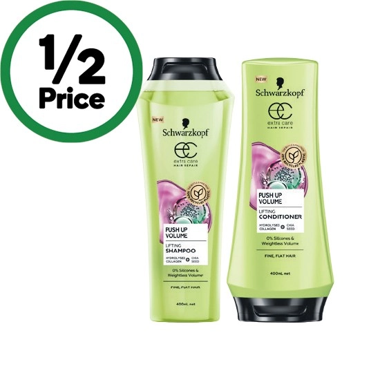 Schwarzkopf Extra Care Shampoo or Conditioner 400ml