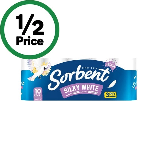 Sorbent Toilet Tissue Pk 10