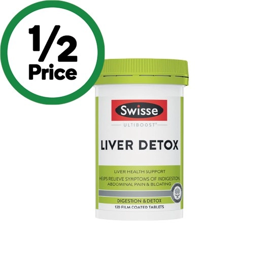 Swisse Ultiboost Liver Detox Tablets Pk 120~