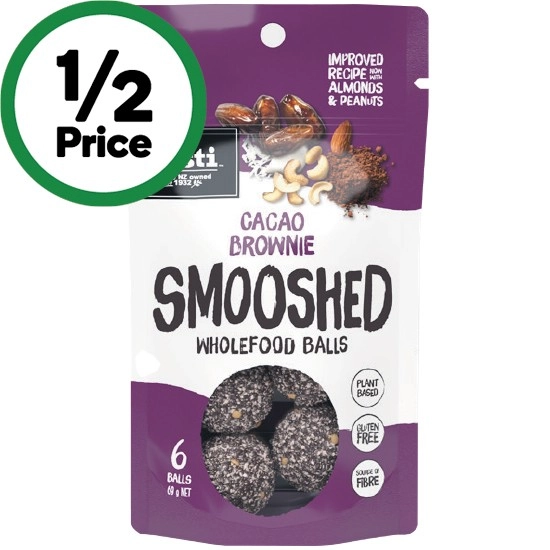 Tasti Smooshed Wholefoods Balls 58-69g – From the Health Food Aisle