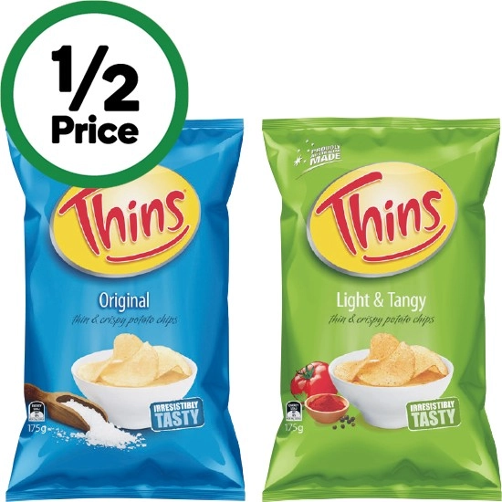 Thins Chips 150-175g