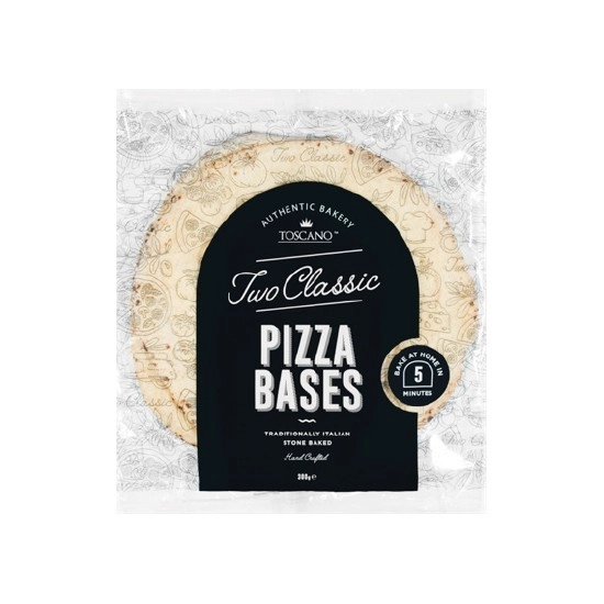 Toscano Pizza Bases 300g Pk 2