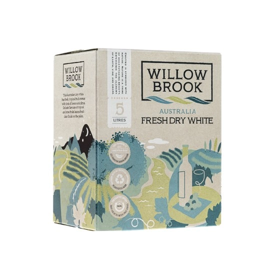 Willow Brook Fresh Dry White Cask 5 Litre