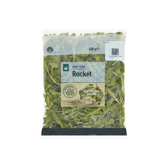 Woolworths Australian Baby Leaf Rocket 120g Pack