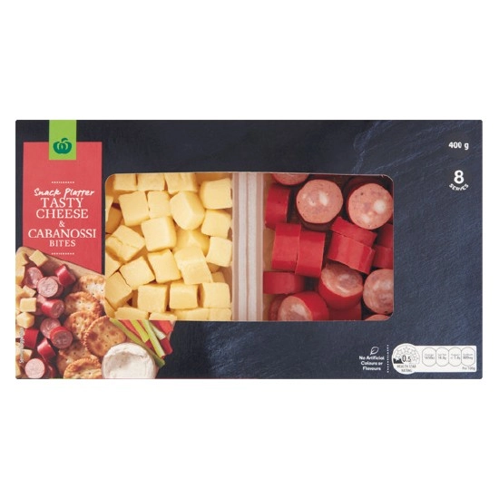 Woolworths Cabanossi & Tasty Cheese Bites 400g – From the Deli