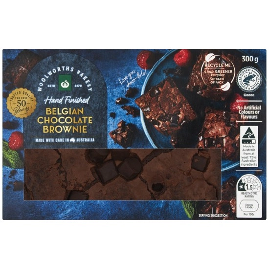 Woolworths Chocolate Brownie 300g