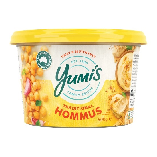 Yumi's Traditional Hommus 500g – From the Fridge