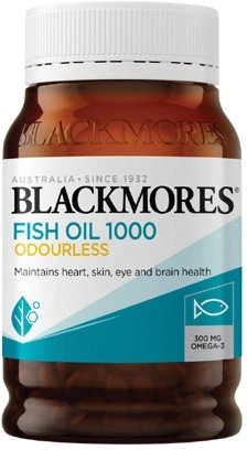 Blackmores Odourless Fish Oil Capsules 200 Pack