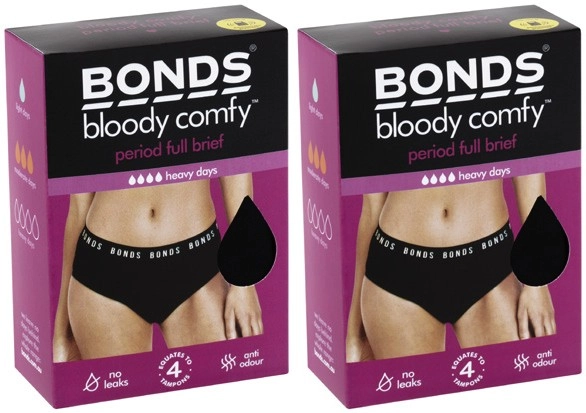 Bonds Bloody Comfy Period Full Brief Heavy 1 Pack