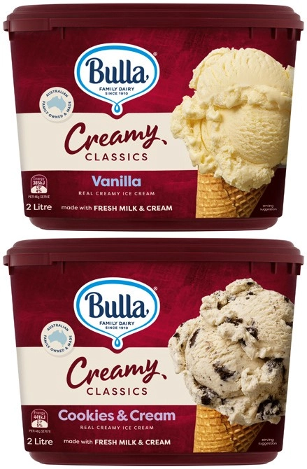 Bulla Creamy Classic 2 Litre