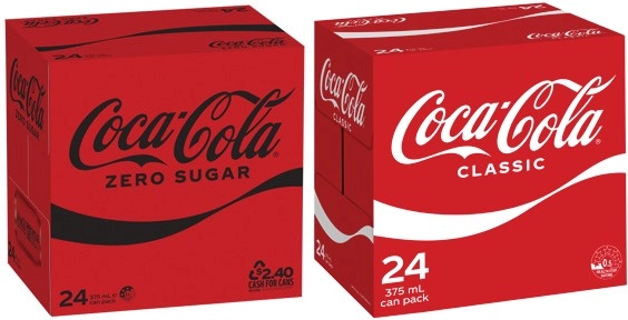 Coca-Cola Soft Drink 24x375mL