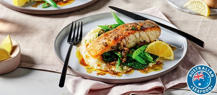 Coles Australian Fresh Barramundi Portions Skin On