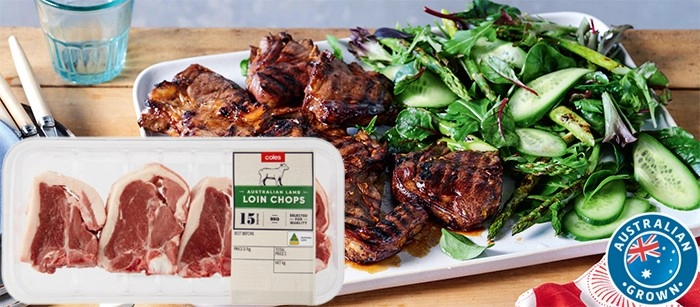 Coles Australian Lamb Loin Chops