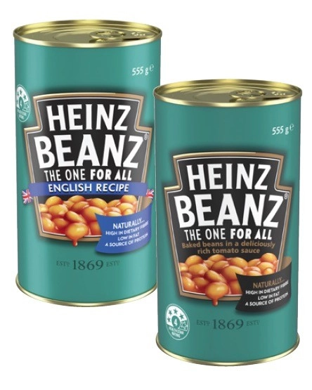 Heinz Baked Beanz or Spaghetti 535g-555g