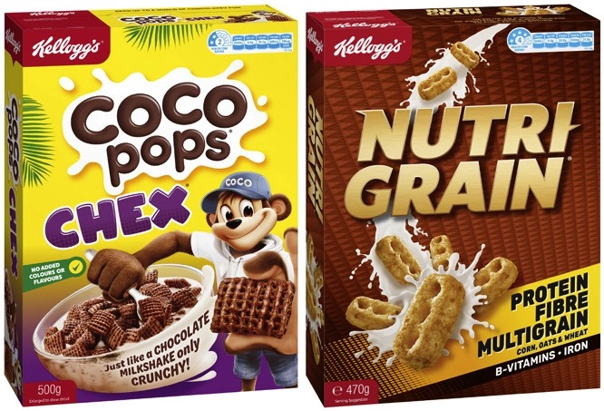 Kellogg's Nutri Grain 470g or Coco Pops Chex 500g