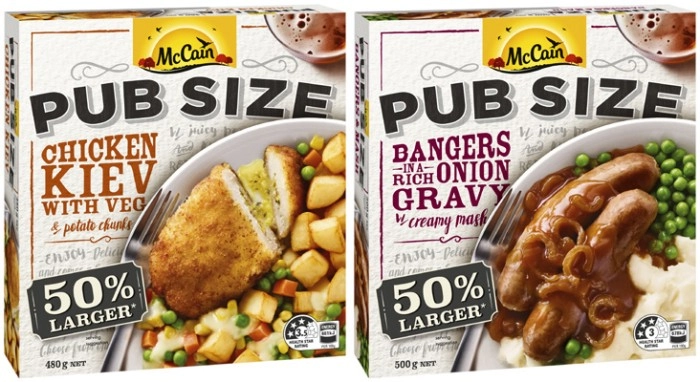 McCain Pub Size Meal 480g-500g