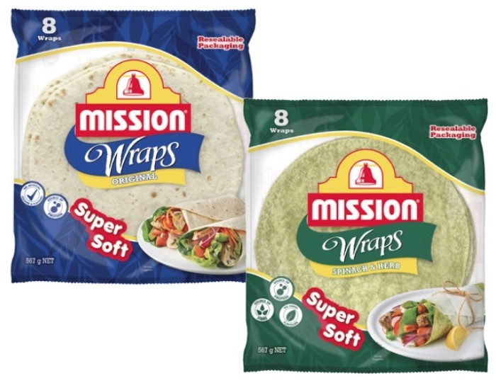 Mission Wraps 8 Pack 567g