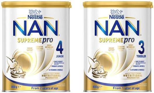 Nestlé Nan Supremepro Stage 3 or Stage 4 Milk Drink 800g