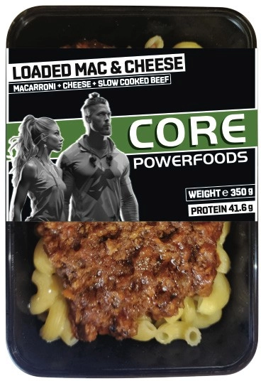 NEW Core Powerfoods Loaded Mac N Cheese 350g