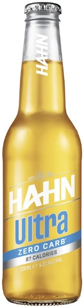 NEW Hahn Ultra Zero Carb Bottles 24x330mL