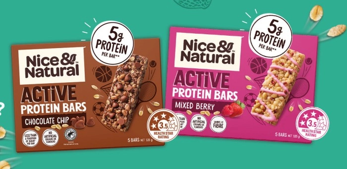 Nice & Natural Active Protein Bars 125g