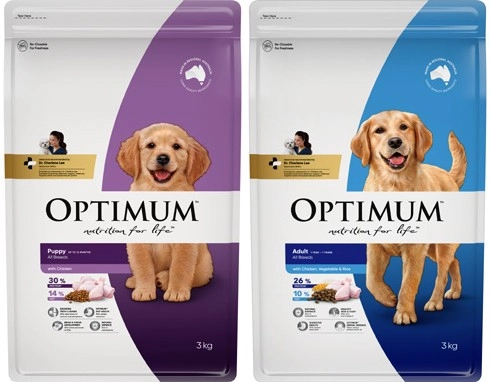 Optimum Dry Dog Food 2.5kg-3kg