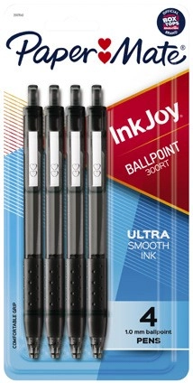 Papermate Inkjoy Black 4 Pack