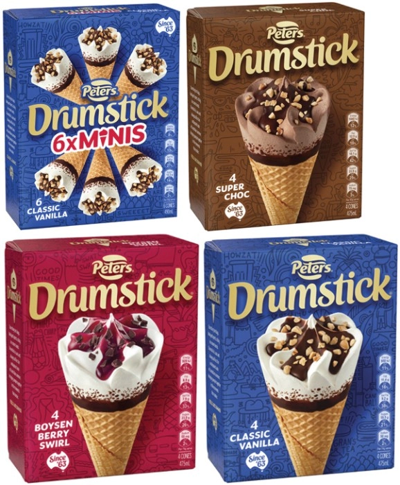 Peters Drumstick 4 Pack-6 Pack 475mL-490mL