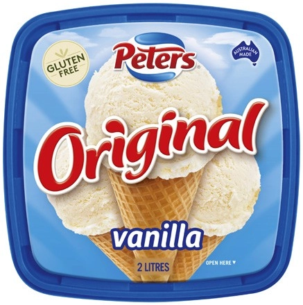 Peters Original Ice Cream 2 Litre