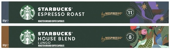 Starbucks Nespresso Compatible Coffee Capsules 10 Pack