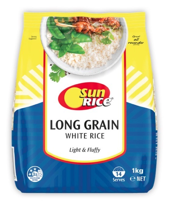 Sunrice Premium White Long Grain Rice 1kg