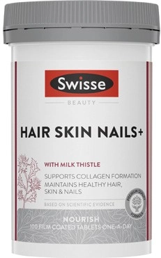 Swisse Beauty Hair Skin Nails+ Tablets 100 Pack