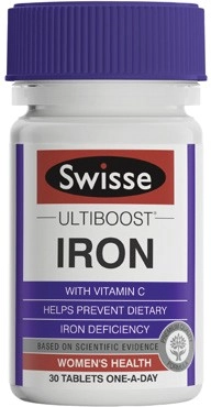 Swisse Ultiboost Iron Tablets 30 Pack