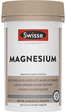 Swisse Ultiboost Magnesium Tablets 200 Pack