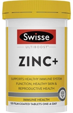 Swisse Ultiboost Zinc+ Tablets 120 Pack