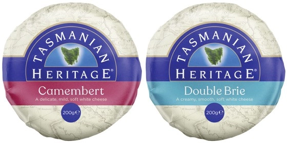 Tasmanian Heritage Double Cream Brie or Camembert 200g