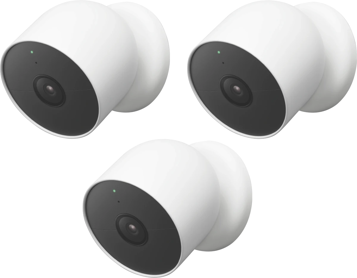 Google Nest Cam Wireless Camera (3 pack)