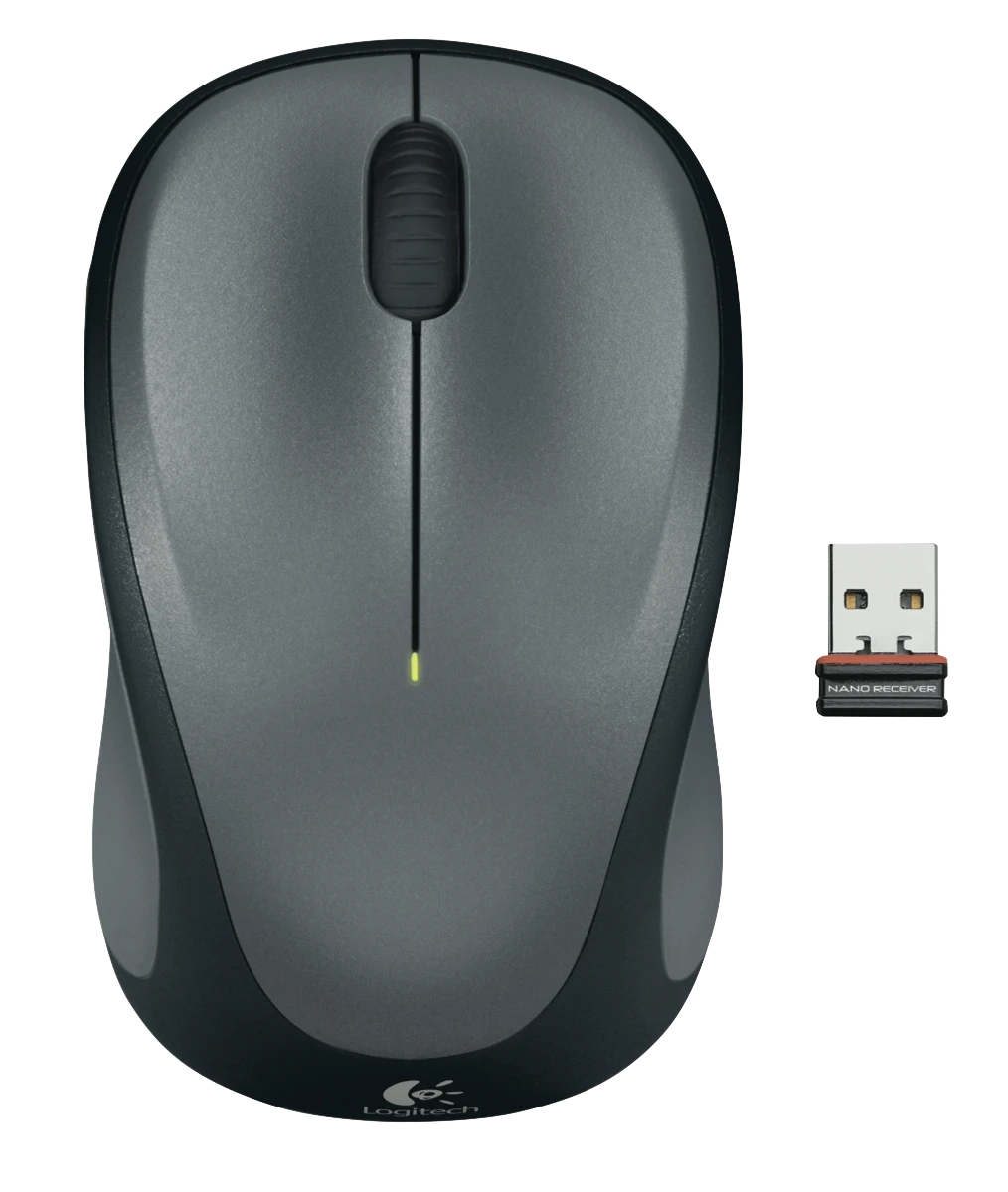 Logitech M235 Wireless Mouse (Grey)