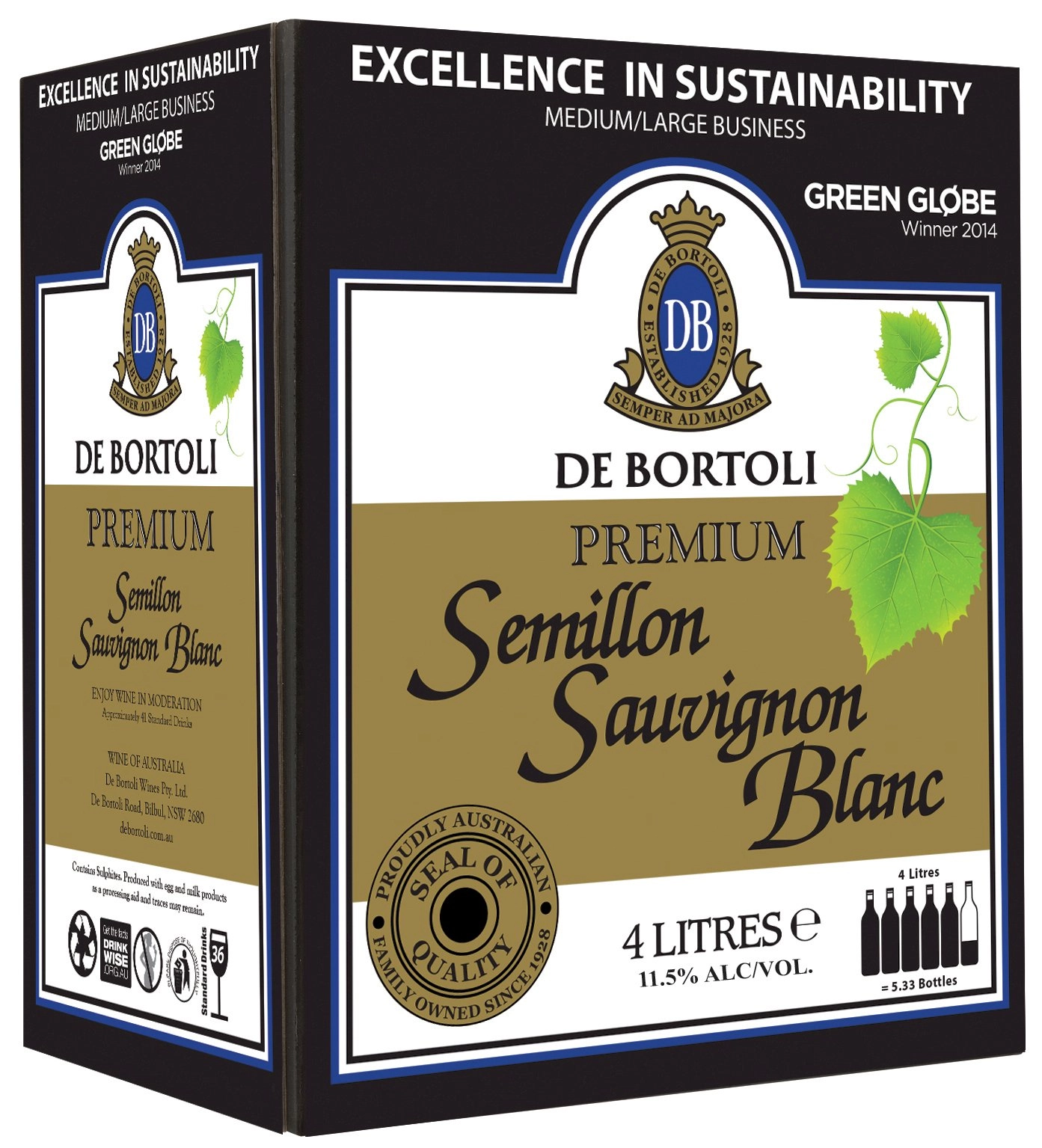 De Bortoli Premium Sem Sauv Blanc 4 Litre