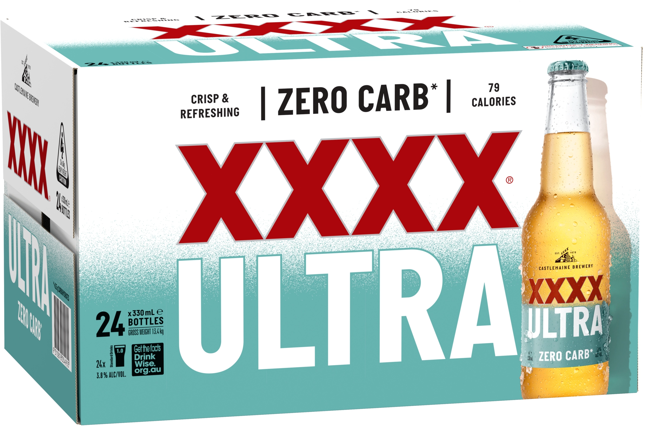 XXXX Ultra Bottles 24x330ml