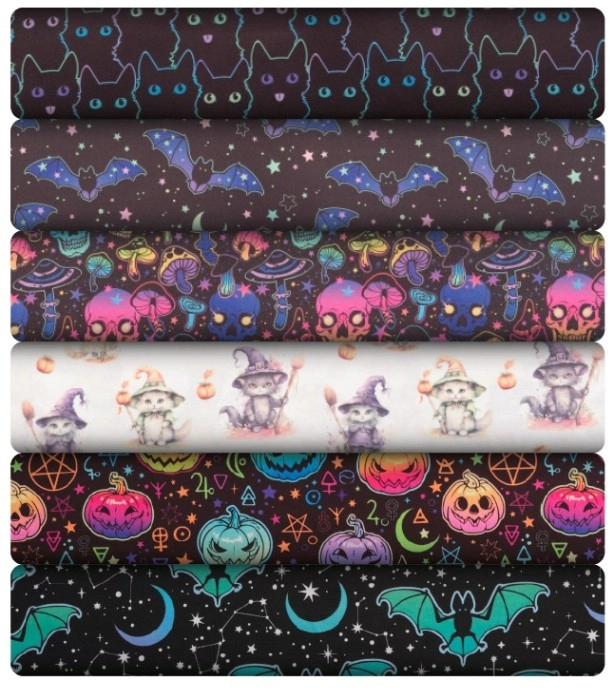 All Halloween Satins & Organzas