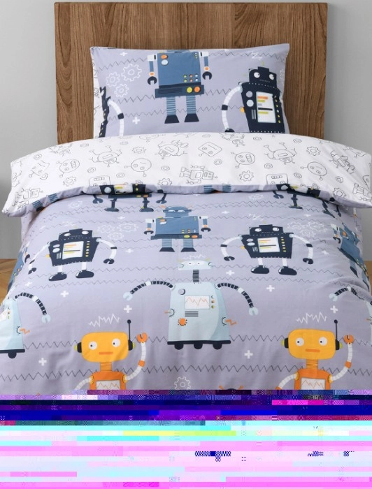 Kids House Robbie Robot Quilt Cover Set