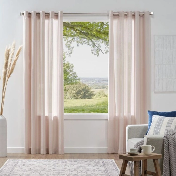 Morris Blockout Sheer Eyelet Curtains