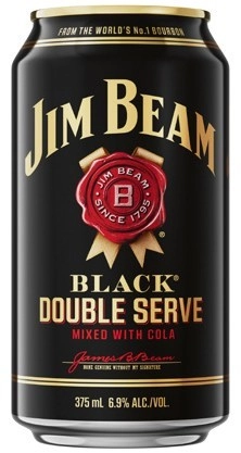 Jim Beam Black Double Serve 6.9% 10 Pack