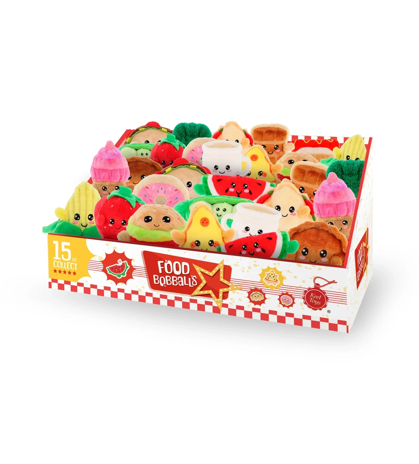 Bobballs 8cm Food Plush Assorted