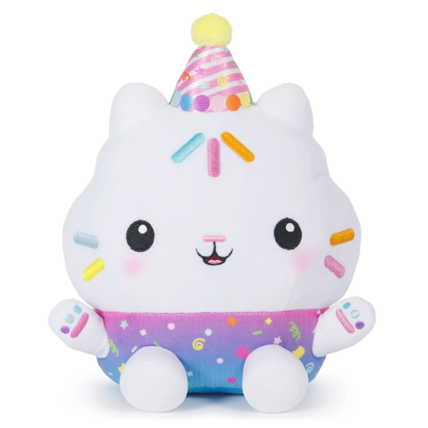 Gabby’s Dollhouse Sprinkle Party Cakey Cat Plush